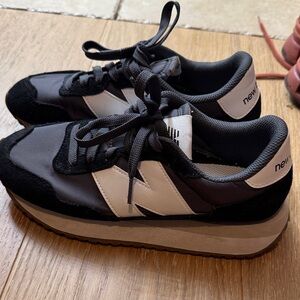 New Balance Black and White Sneakers